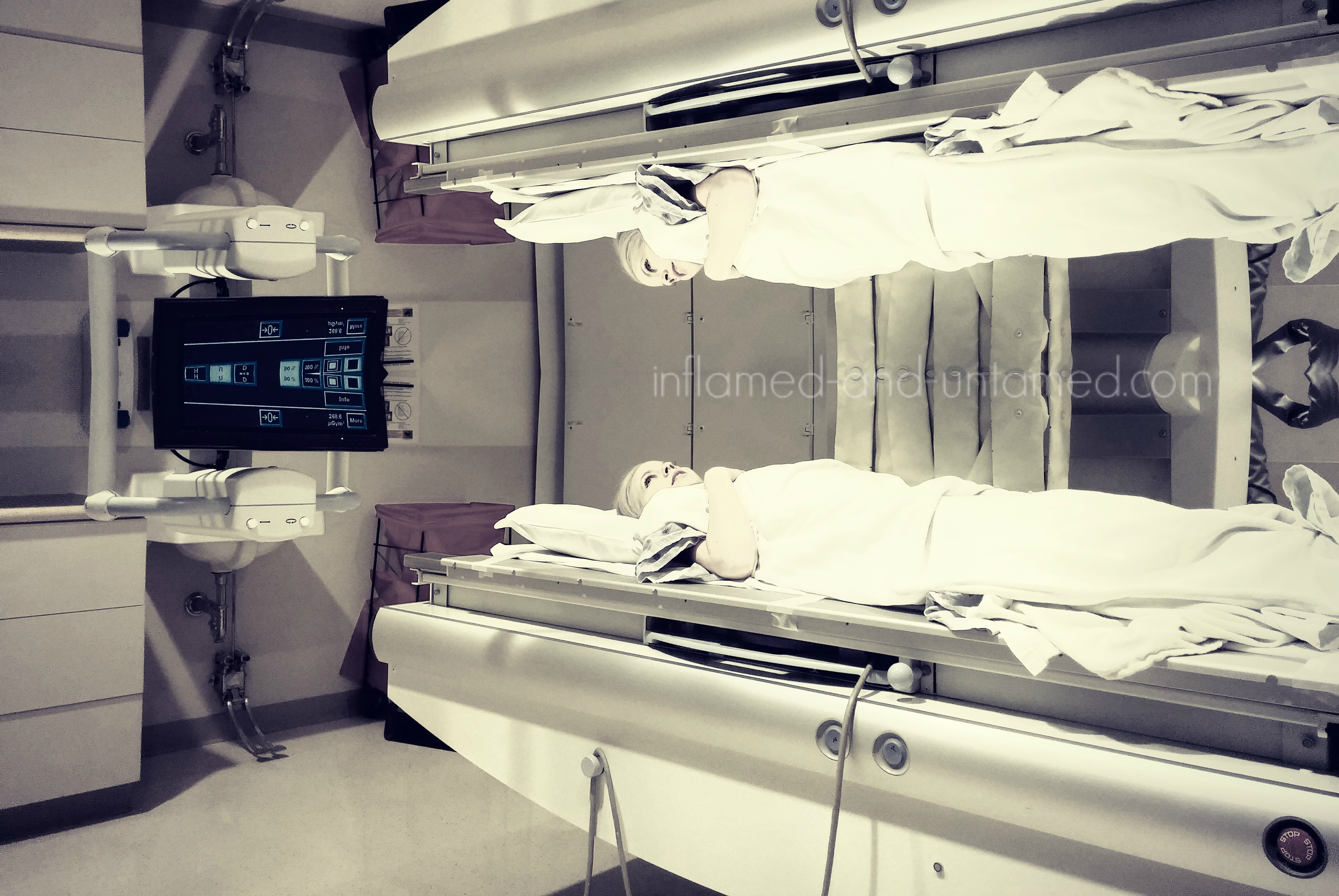 watching self from ceiling